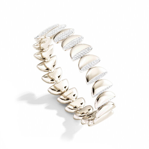 Vhernier  Eclisse armband in witgoud met diamanten Leon Martens Juwelier