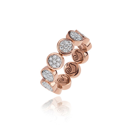 Chantecler Paillettes ring Leon Martens Juwelier