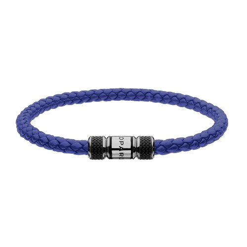 Chopard Classic Racing Bracelet met staal met leder Leon Martens Juwelier