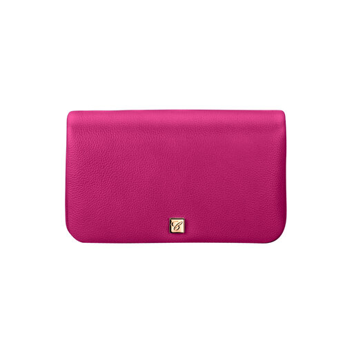 Chopard Ice Cube Bag in Fuchsia roze kalfsleder Leon Martens Juwelier