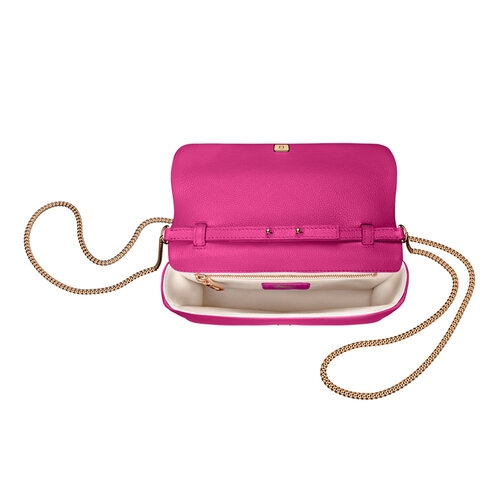Chopard Ice Cube Bag in Fuchsia roze kalfsleder Leon Martens Juwelier