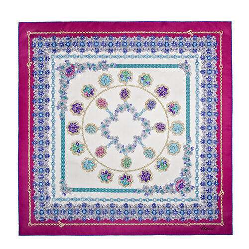 Chopard Precious Lace shawl in witte zijde Leon Martens Juwelier