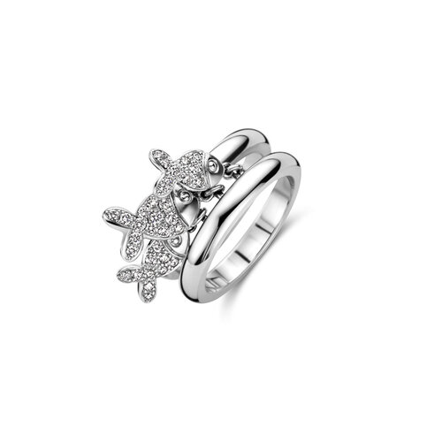 Chopard Fish ring in witgoud met diamant Leon Martens Juwelier