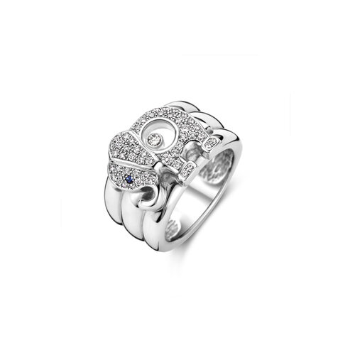 Chopard Happy Diamonds Elephant ring in witgoud met diamant Leon Martens Juwelier