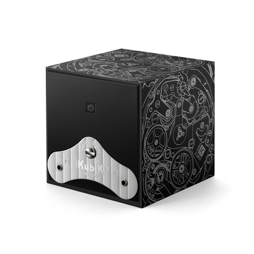 Swiss Kubik Startbox watch winder in groen ABS kunststof Leon Martens Juwelier