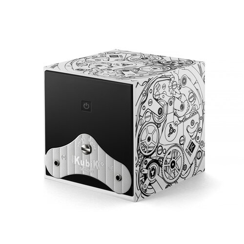 Swiss Kubik Startbox watch winder in wit ABS kunststof Leon Martens Juwelier
