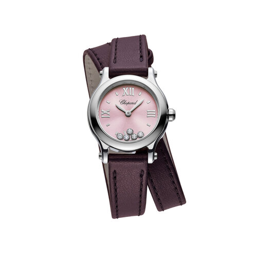Chopard Happy Sport in staal met diamant Leon Martens Juwelier