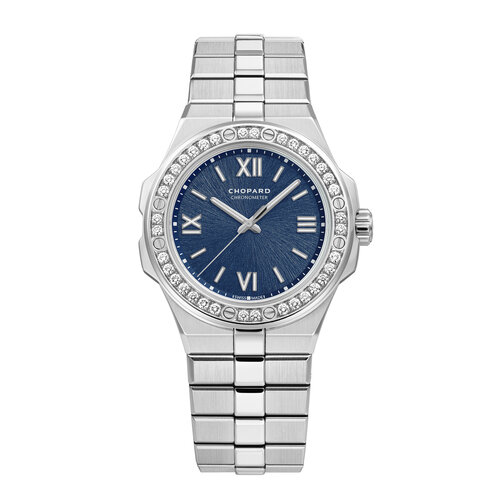 Chopard Alpine Eagle in staal met diamant Leon Martens Juwelier