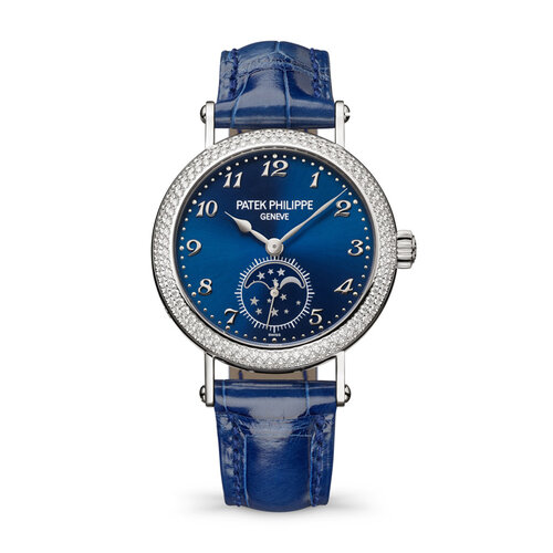 Patek Philippe Complications Moon Phases in witgoud met diamant Leon Martens Juwelier