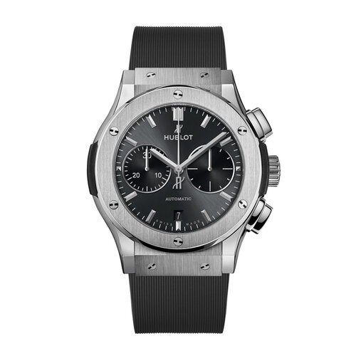 Hublot Classic Fusion Racing Grey Chronograph Titanium Leon Martens Juwelier