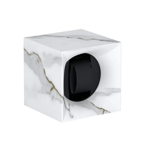 Swiss Kubik Startbox Metamorphik watch winder in wit ABS kunststof Leon Martens Juwelier