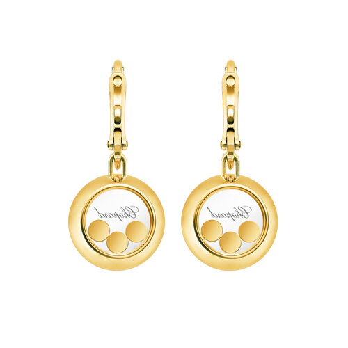 Chopard Happy Diamonds oorsieraden in geelgoud met diamant Leon Martens Juwelier