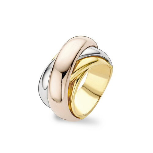 Tirisi Amsterdam Due ring in geel-, wit- en roségoud Leon Martens Juwelier Tirisi Amsterdam Due ring in geel-, wit- en roségoud Leon Martens Juwelier