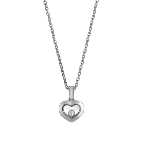 Chopard Happy Diamonds Icons collier in witgoud met diamant Leon Martens Juwelier