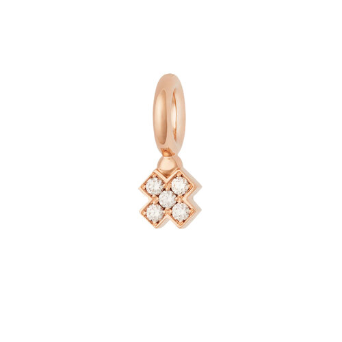 Bron Joy hanger in roségoud met diamant Leon Martens Juwelier