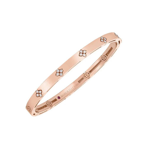 Roberto Coin  Love in Verona armband in roségoud met diamant Leon Martens Juwelier