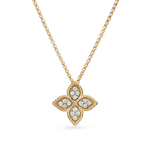 Roberto Coin  Princess Flower collier Leon Martens Juwelier