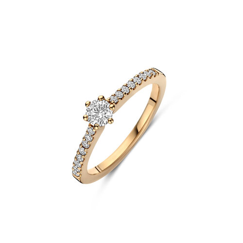 Leon Martens Alliance ring in roségoud met diamant Leon Martens Juwelier