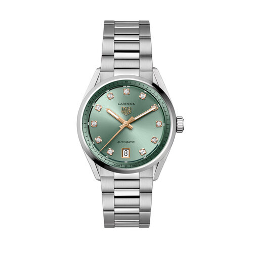 TAG Heuer Carrera Date 36 in staal Leon Martens Juwelier