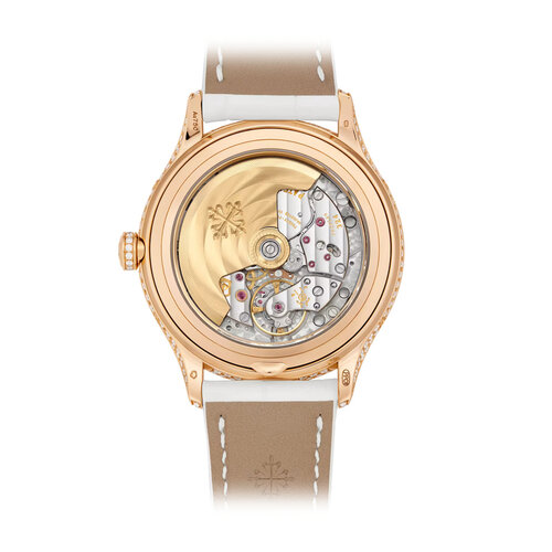 Patek Philippe Complications Annual Calendar Moon Phases in roségoud met diamanten Leon Martens Juwelier