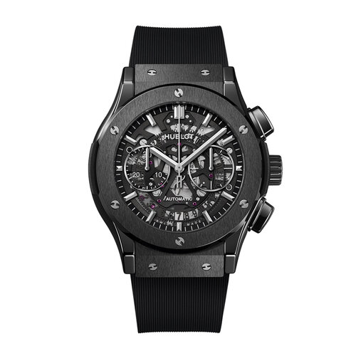 Hublot Classic Fusion Aerofusion Black Magic in keramiek Leon Martens Juwelier