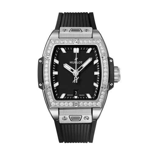 Hublot Spirit of Big Bang in staal met diamanten Leon Martens Juwelier