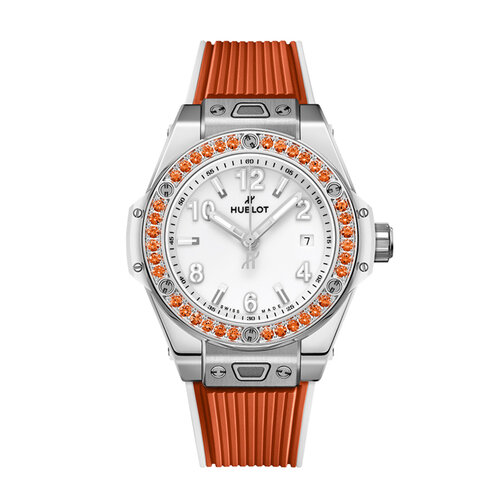Hublot Big Bang One Click Joyful Steel Orange Leon Martens Juwelier