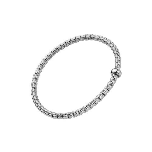 Fope Eka armband in witgoud met diamant Leon Martens Juwelier