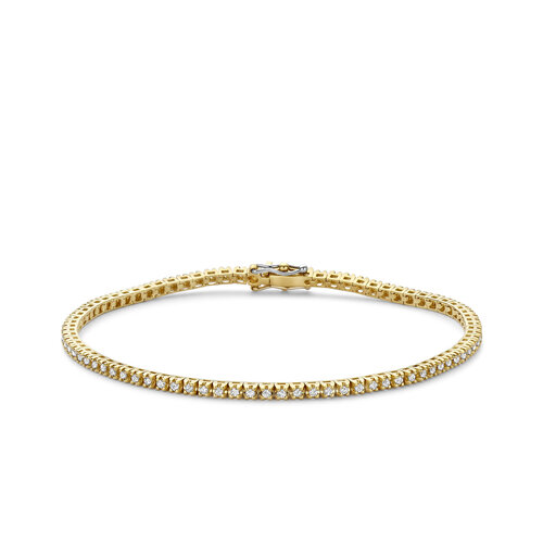 Leon Martens armband in geelgoud met diamanten Leon Martens Juwelier