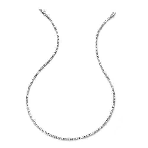 Leon Martens collier in witgoud met diamanten Leon Martens Juwelier