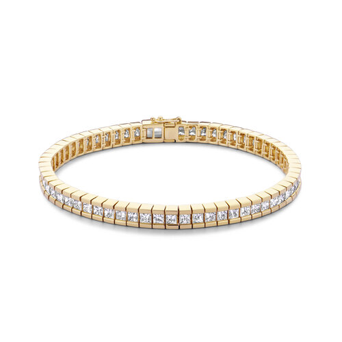 Leon Martens armband in geelgoud met diamant Leon Martens Juwelier
