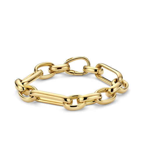 Leon Martens schakelarmband in geelgoud Leon Martens Juwelier