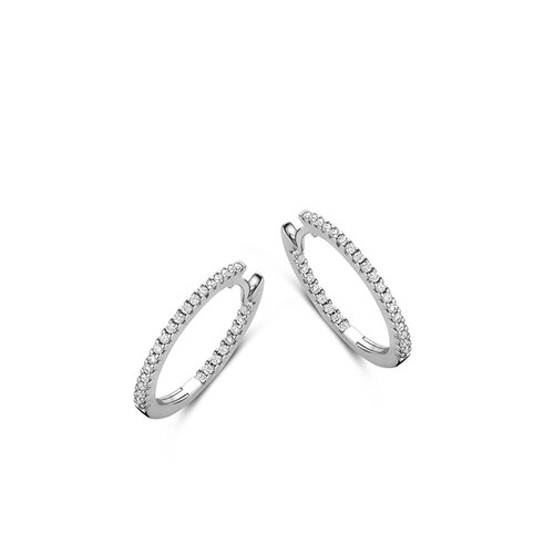 Leon Martens oorsieraden in witgoud met diamanten Leon Martens Juwelier