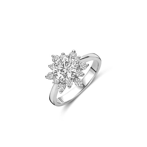 Leon Martens entourage ring in witgoud met diamanten Leon Martens Juwelier