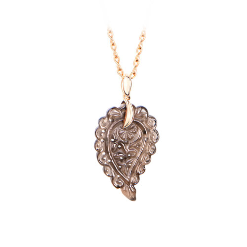 Tamara Comolli India Leaf hanger Leon Martens Juwelier