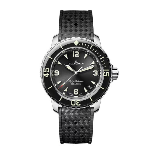 Blancpain Fifty Fathoms Automatique in staal Leon Martens Juwelier