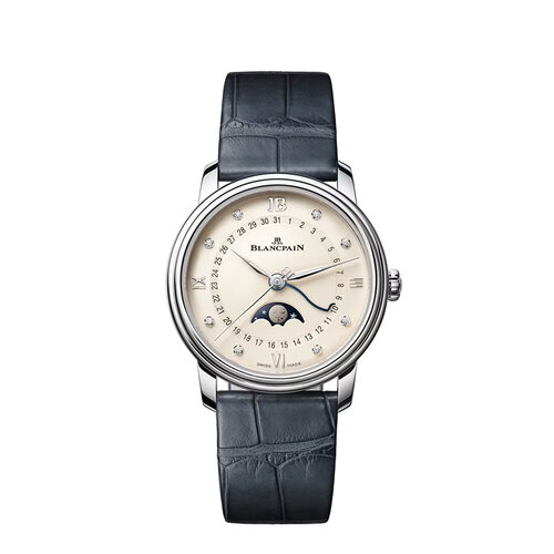 Blancpain Villeret Quantième Phases de Lune in staal Leon Martens Juwelier