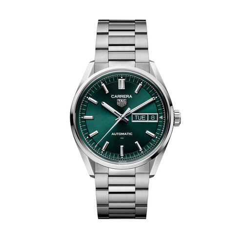 TAG Heuer Carrera Day-Date in staal Leon Martens Juwelier