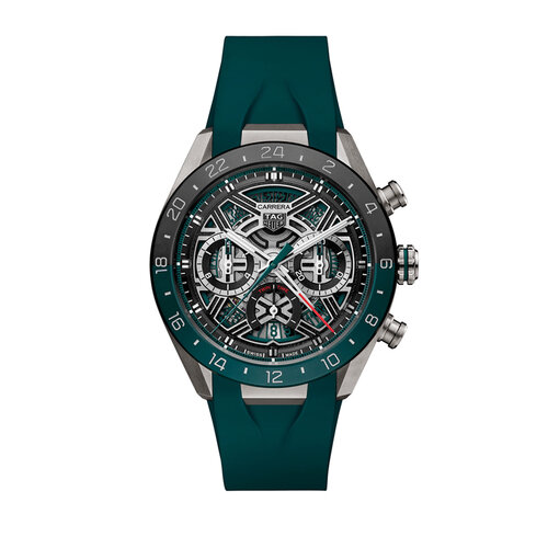 TAG Heuer Carrera Chronograph Extreme Sport Twin-Time in titanium Leon Martens Juwelier