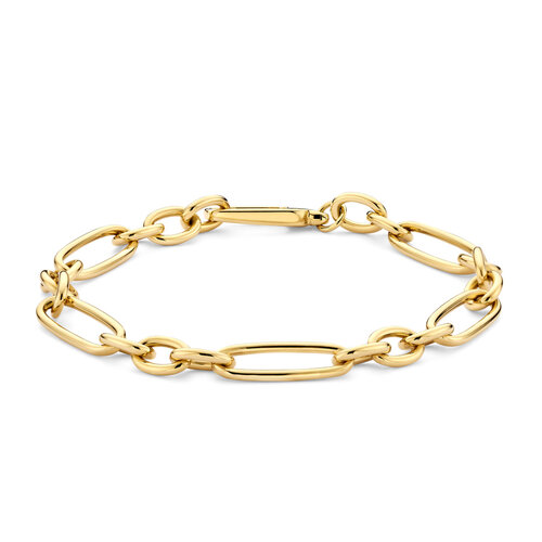 Leon Martens schakelarmband in geelgoud Leon Martens Juwelier