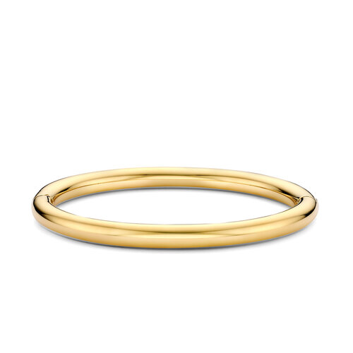 Leon Martens gladde armband in geelgoud Leon Martens Juwelier