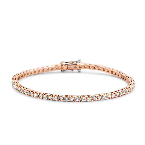 Leon Martens armband in roségoud met diamanten Leon Martens Juwelier