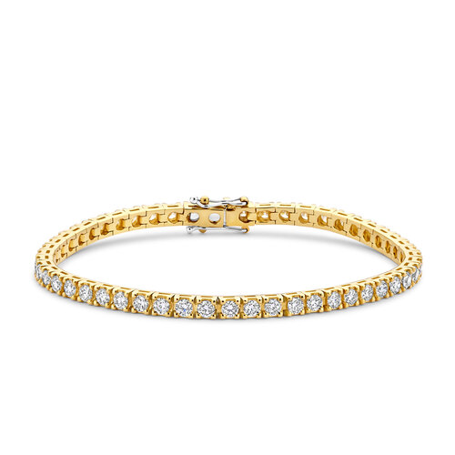 Leon Martens armband in geelgoud met diamanten Leon Martens Juwelier