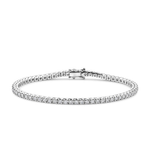 Leon Martens armband in witgoud met diamanten Leon Martens Juwelier