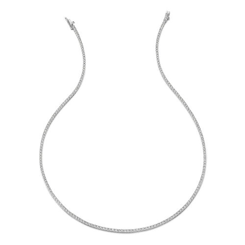 Leon Martens Diamonds collier in witgoud met diamanten Leon Martens Juwelier