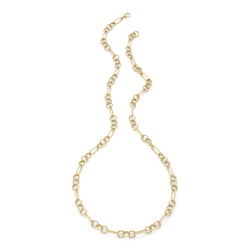 Leon Martens Essentials schakelcollier in geelgoud Leon Martens Juwelier