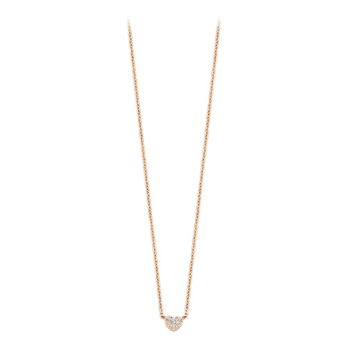 Leon Martens Diamonds collier in roségoud met diamanten Leon Martens Juwelier
