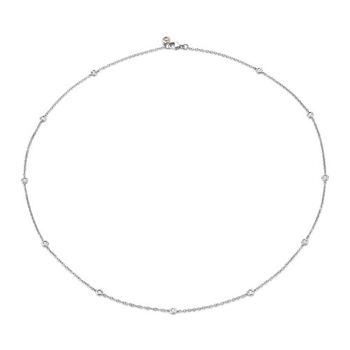 Leon Martens Diamonds collier in witgoud met diamanten Leon Martens Juwelier