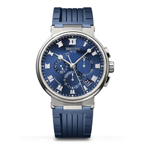 Breguet Marine Chronographe 5527 in titanium Leon Martens Juwelier