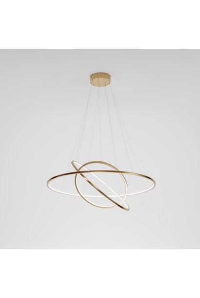 HALO RING 3 Ceiling Light Brushed Copper